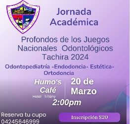 Profondos Juegos Nacionales Odontológicos Táchira 2024